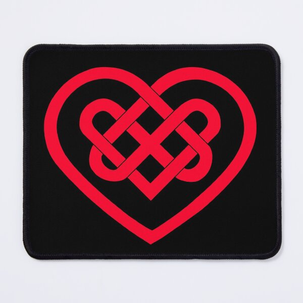 Item preview, Celtic Knot Heart Valentine Love for Dark Background  designed and sold by Gsallicat.