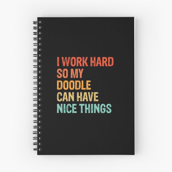 Item preview, I Work Hard So My Doodle Can Have Nice Things - Funny Distressed Goldendoodle Labradoodle Dog Gift  designed and sold by Guarddogdrive.
