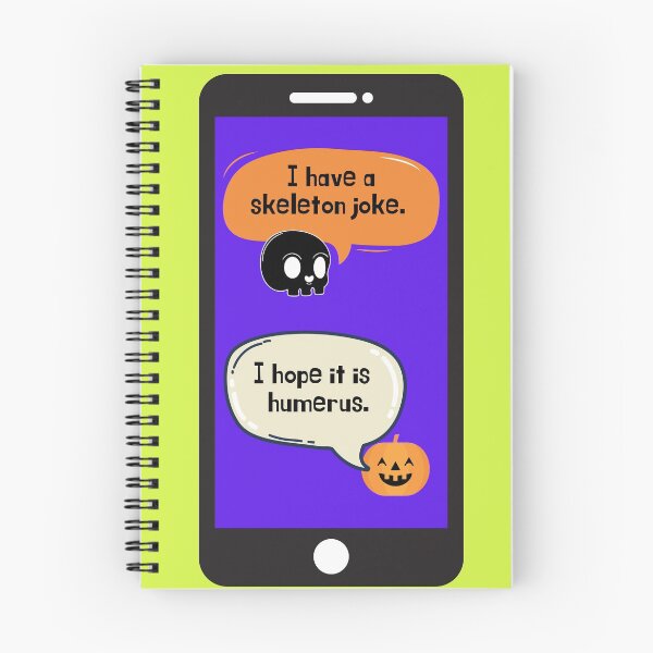 Item preview, Funny Skeleton Halloween Pun Joke  designed and sold by Designs By YL.