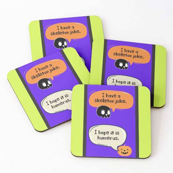 Item preview, Funny Skeleton Halloween Pun Joke  designed and sold by Designs By YL.