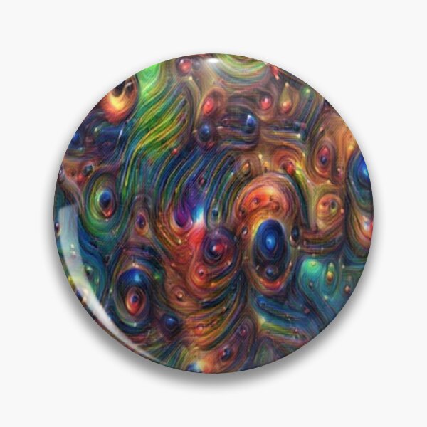 Item preview,  trippy rainbow digital art design designed and sold by BelAnnGrey.