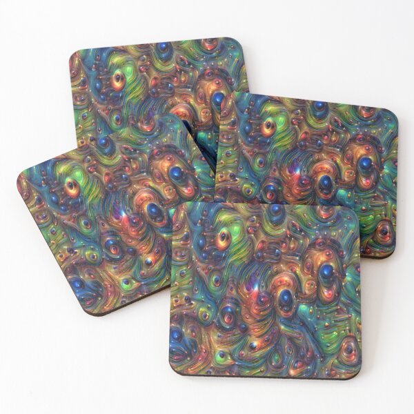 Item preview,  trippy rainbow digital art design designed and sold by BelAnnGrey.