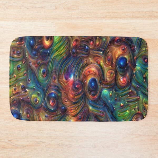 Item preview,  trippy rainbow digital art design designed and sold by BelAnnGrey.