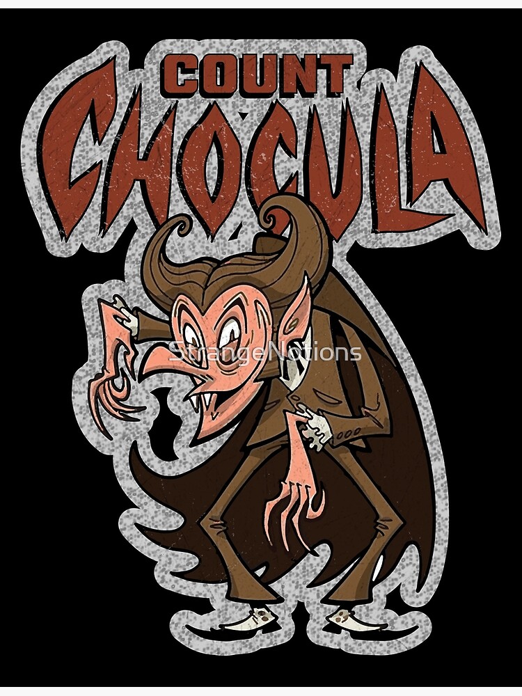 Stylized Count Chocula Monster Cereal Mascot And Logotype Poster For Sale By Strangenotions 8000