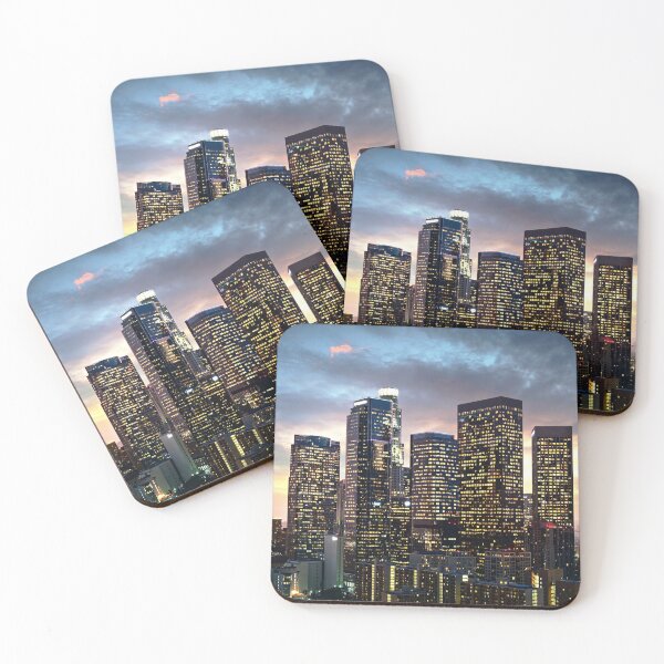 Item preview, Los Angeles Skyline California Sunset CA designed and sold by Piper-Deals.