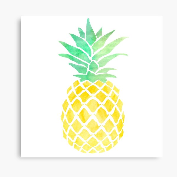 Wenn du eine Frucht wärst, wärst du ein Fineapple Leinwanddruck
