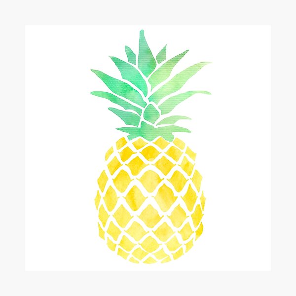 Wenn du eine Frucht wärst, wärst du ein Fineapple Fotodruck
