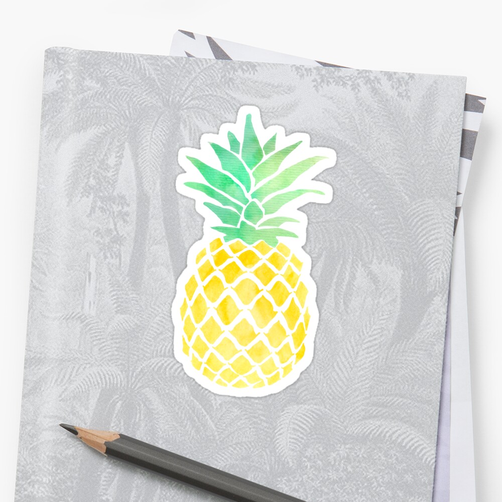 If You Were A Fruit Youd Be A Fineapple Sticker By Lolosenese