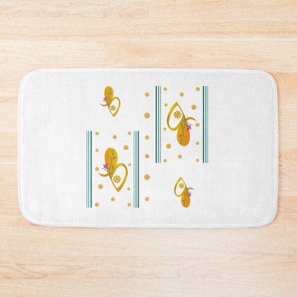 Item preview, Golden design with golden flowers designed and sold by crevettedesign.