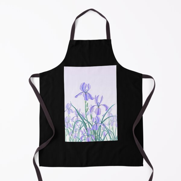 Item preview, purple iris in purple background  designed and sold by DarnickSaarang.