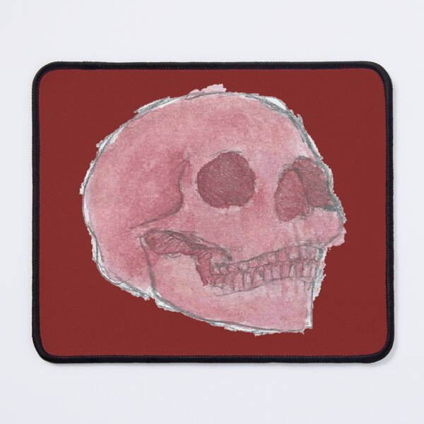 Item preview, Red Watercolour Skull designed and sold by Old Soul Imagination .