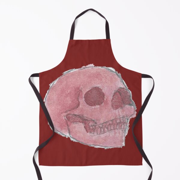 Item preview, Red Watercolour Skull designed and sold by Old Soul Imagination .