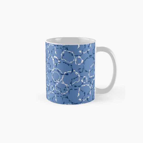 Wonky organic circles, whimsical geo pattern Classic Mug