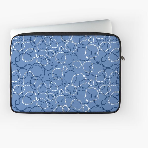 Wonky organic circles, whimsical geo pattern Laptop Sleeve