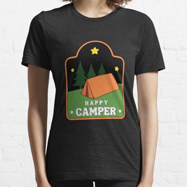 Starry Night Happy Camper Essential T-Shirt