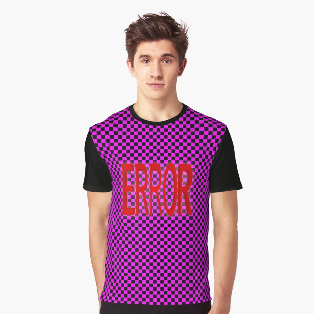 “ERROR - MISSING TEXTURE” T-shirt for Sale by mylescox | Redbubble