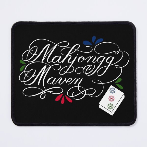 Item preview, Mahjongg Mahjong Maven Design in Dark Background designed and sold by Gsallicat.