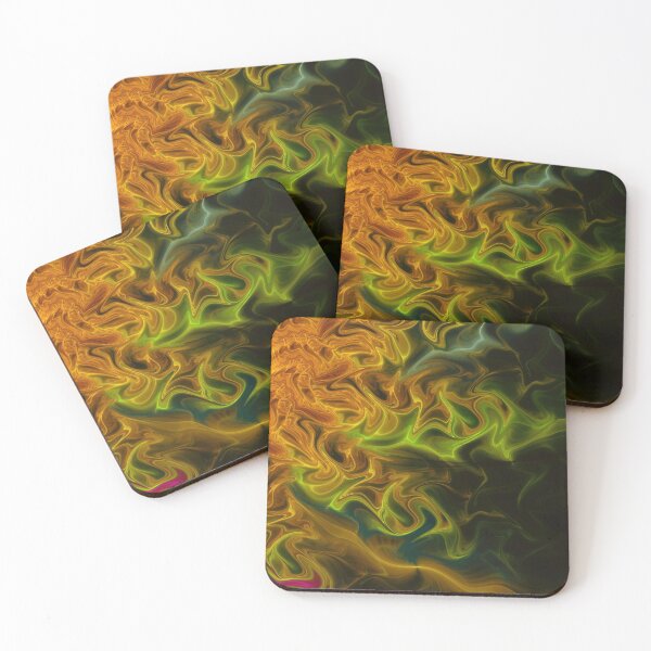 Item preview, Abstract digital illustration of a yellow fiery background pattern designed and sold by siwabudda.