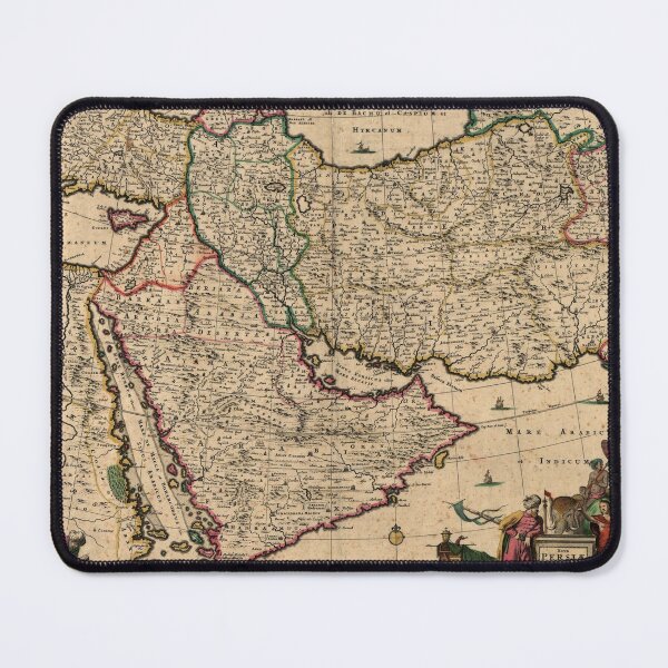 Item preview, Map of the Middle East, 17th Century designed and sold by ganje.