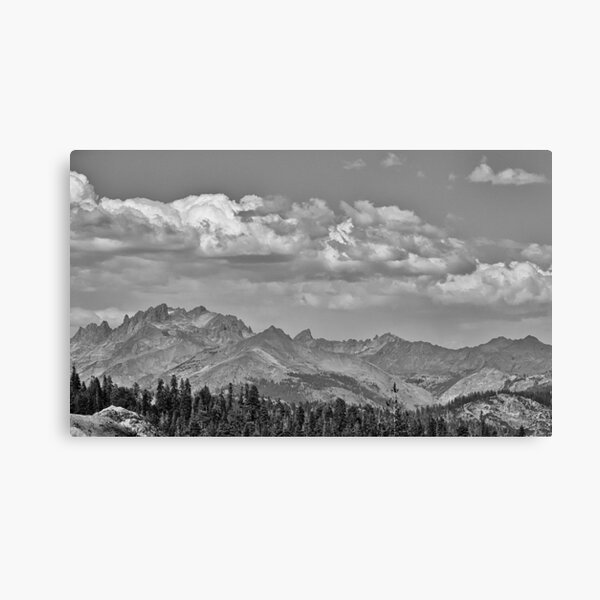 Eastern Sierra mountain range Canvas Print