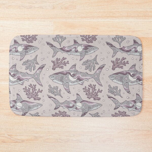 Item preview, Midnight Swim | Ocean Shark Art | Purple Haze Palette designed and sold by OMEGAFAUNA.