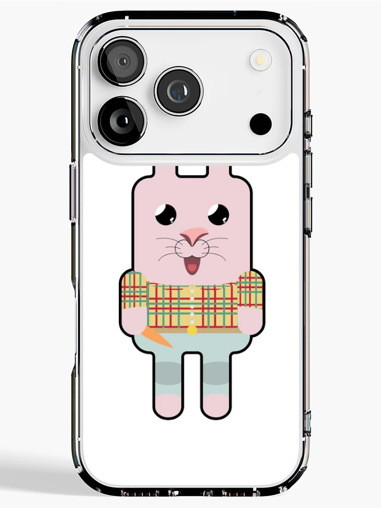 Thumbnail 1 of 5, iPhone Case, Farm Rabbit designed and sold by mSquaredDesign.