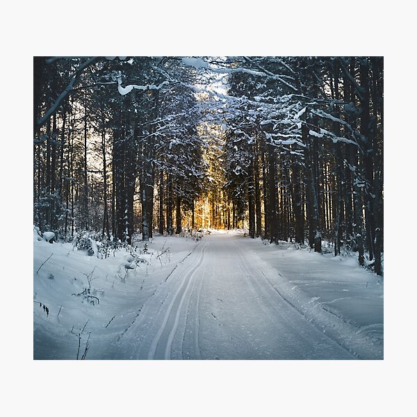 Item preview, Snowy Road designed and sold by DOKU_TEAM SHIRT.
