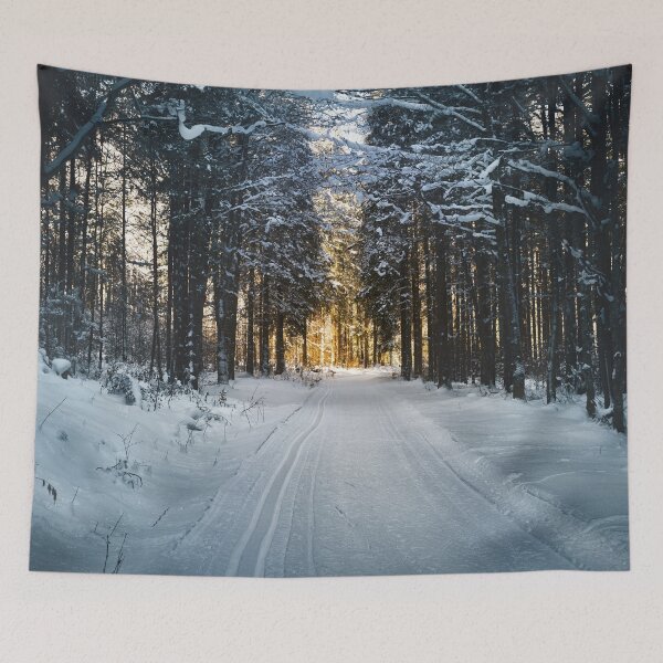 Item preview, Snowy Road designed and sold by DOKU_TEAM SHIRT.