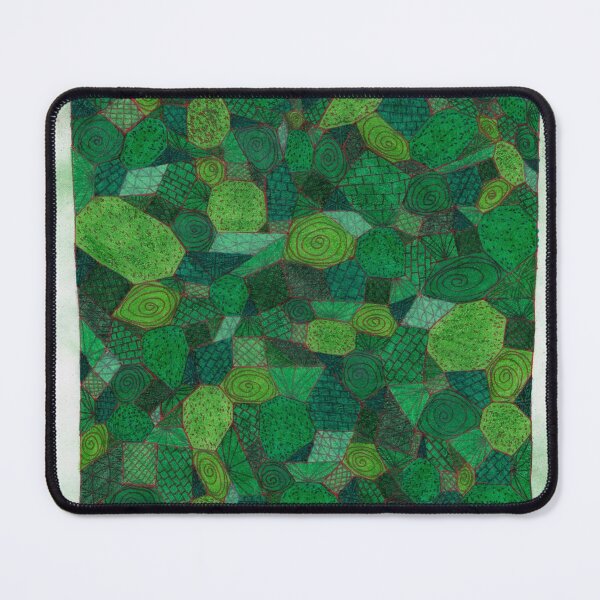 Item preview, Geometric Abstract: Green Color Scheme with a Twist designed and sold by Caseymakesart.