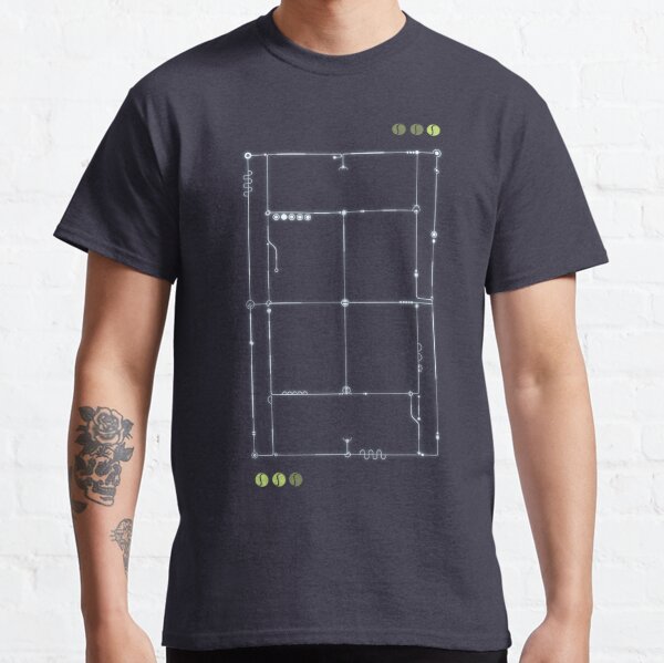 The Tennis Grid Classic T-Shirt