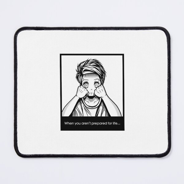 Item preview, Unprepared Anime Boy  designed and sold by gensgraphics.