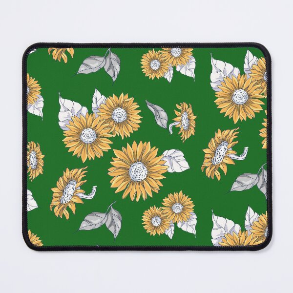 Item preview, Sunflower Illustration Floral Pattern designed and sold by SLAG-Creative.