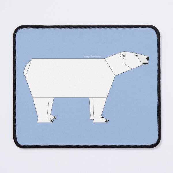 Item preview, Geometric Polar Bear without background designed and sold by Caseymakesart.