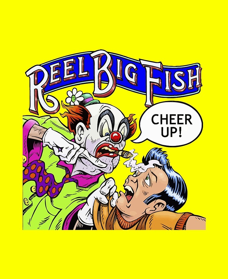 Cheer Up Reel Big Fish Men T-shirt Soft Comfortable Tops Tshirt