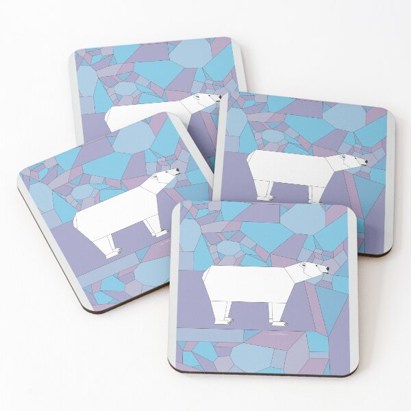 Item preview, Geometric Polar Bear designed and sold by Caseymakesart.
