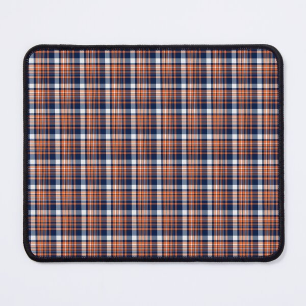 Item preview, Blue and Orange Plaid Sporty Bright Pattern designed and sold by rhombusOnion.