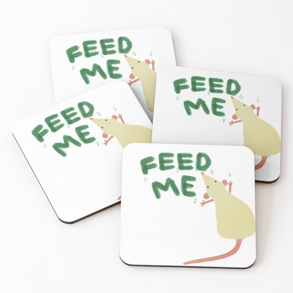 Item preview, “feed me” rat design designed and sold by mjalred.