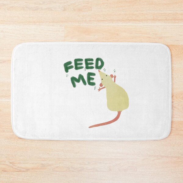 Item preview, “feed me” rat design designed and sold by mjalred.