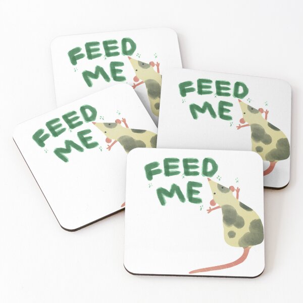 Item preview,  “feed me” rat design designed and sold by mjalred.
