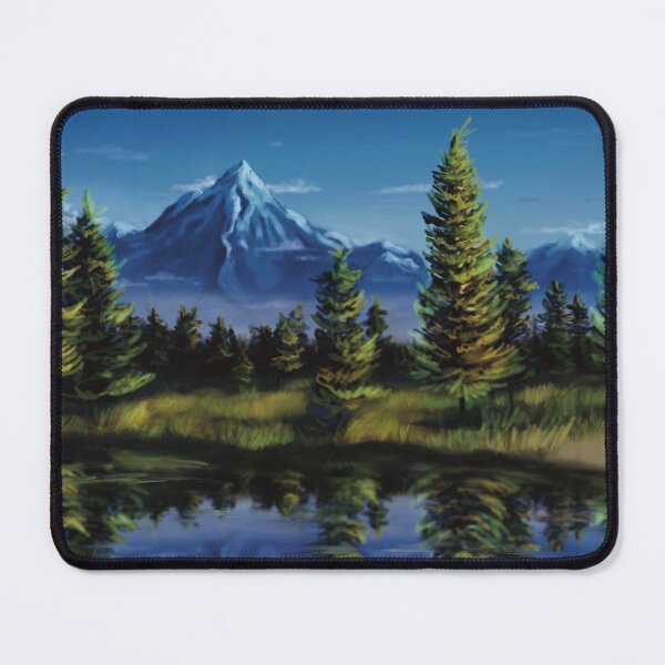 Item preview, Mountain pond designed and sold by Anna Dreams_Art.