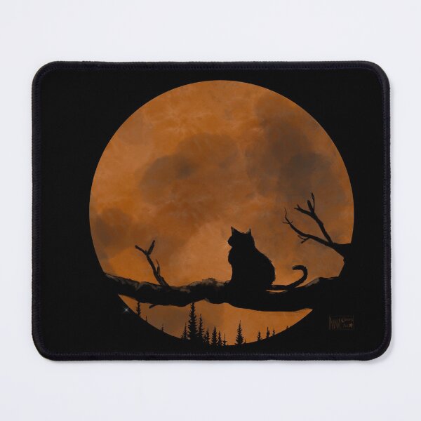 Item preview, Full Moon Cat designed and sold by Anna Dreams_Art.