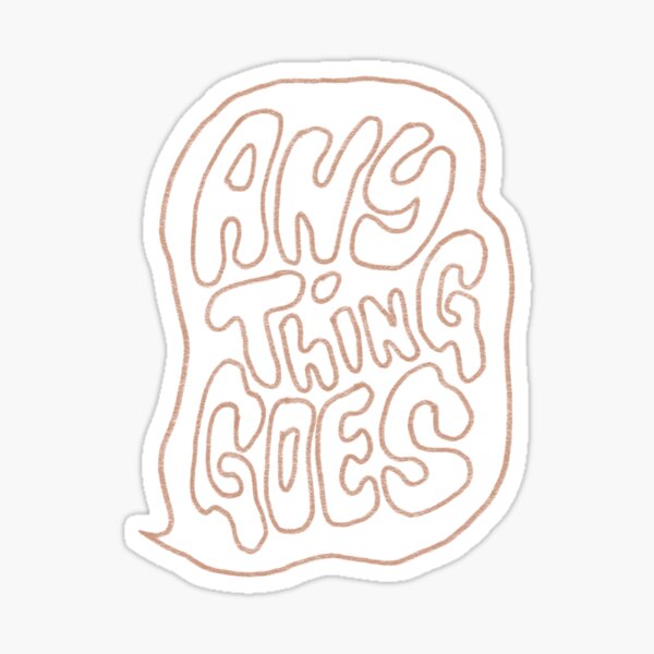Anything Goes podcast Sticker