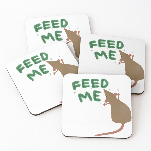 Item preview,  “feed me” rat design designed and sold by mjalred.