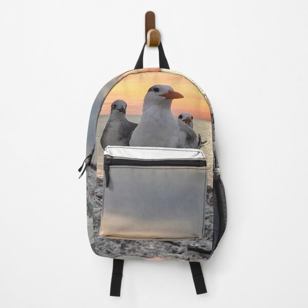 Item preview, Flock of Sea Birds at Sunset designed and sold by FreeRoseJ.
