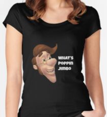 What's poppin jimbo meme Women's Fitted Scoop T-Shirt