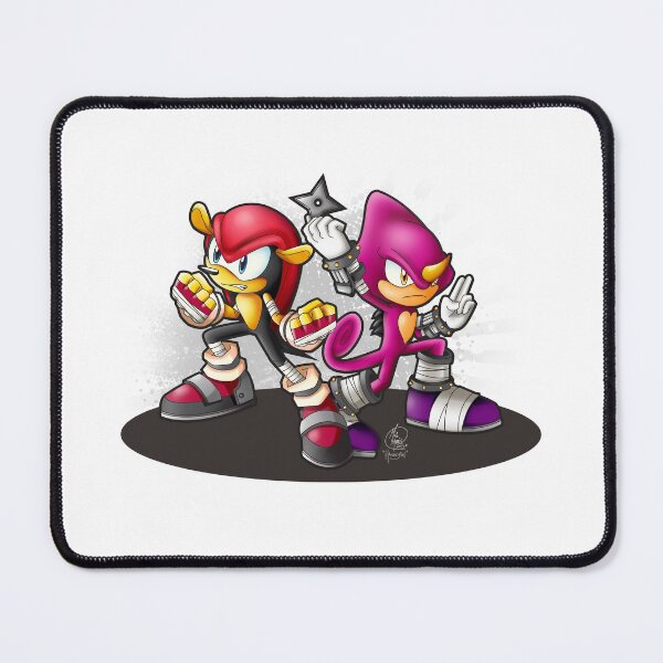 Item preview, Mighty and Espio Ready for Battle designed and sold by Havocgirl.