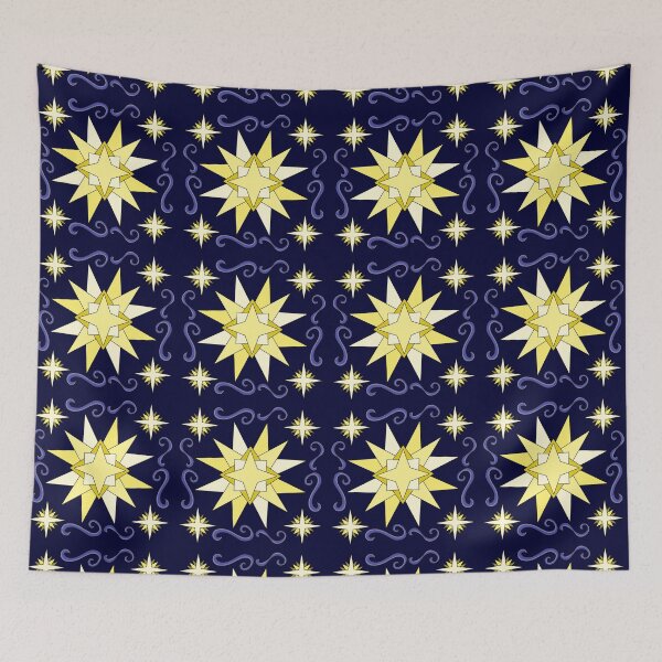 Item preview, Sunlight Star Tile Pattern designed and sold by YikosCastle.