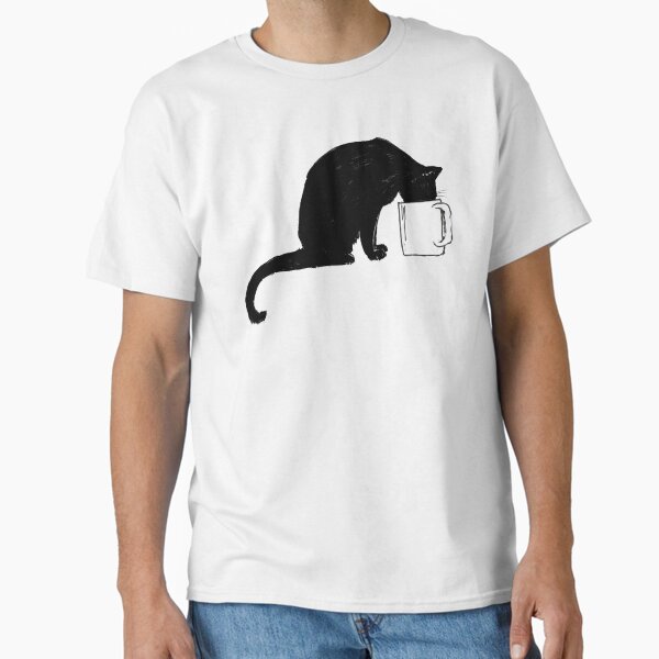 Vista previa del artículo con la obra «Gato en una taza», diseñado y vendido por bluebell42.