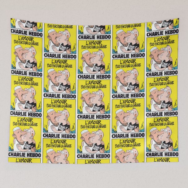 Item preview, charlie hebdo cartoon charlie hebdo stabbing designed and sold by ZaynMartiner.