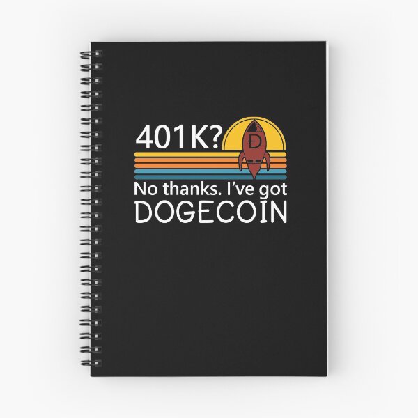 Item preview, Dogecoin 401K Retirement Plan Cryptocurrency designed and sold by RoguePixel.